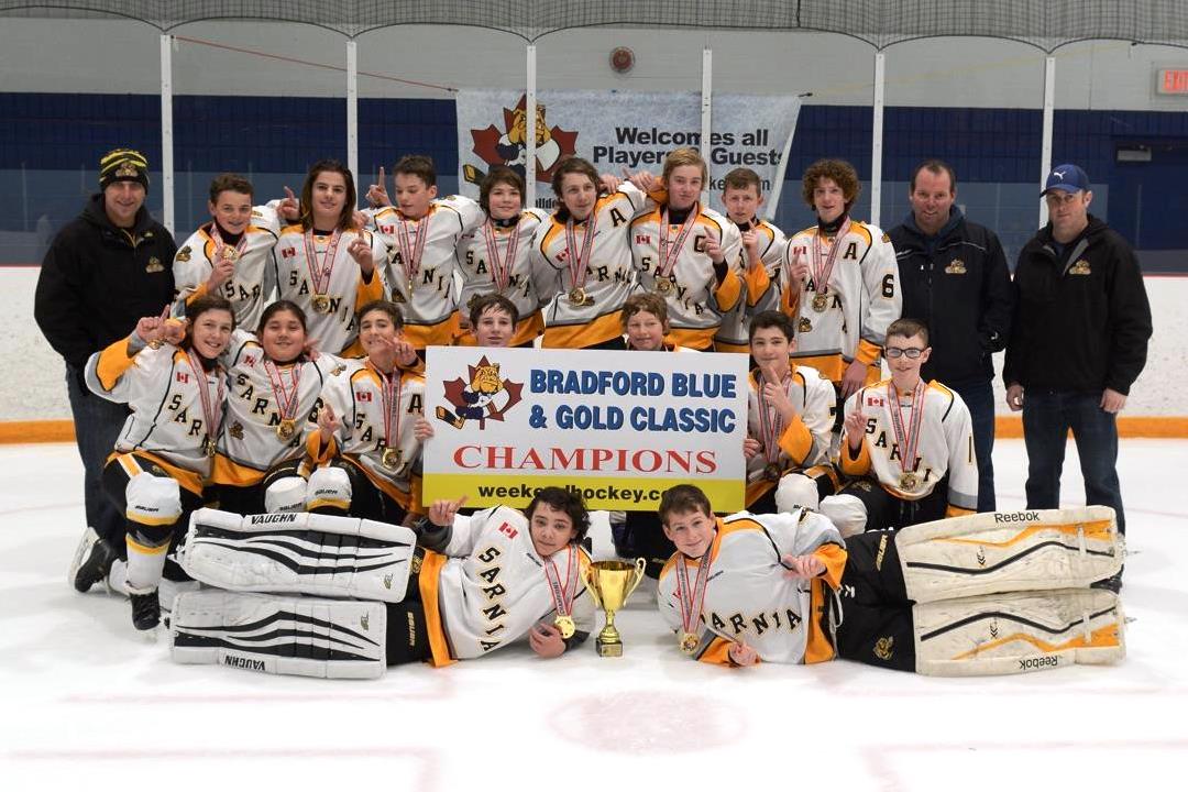 News > Bradford Blue & Gold Classic Champions Jan. 1315th (Sarnia Hockey)